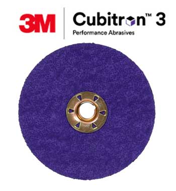3M™ Cubitron™ 3 1187C Quick-Change Fibre Discs 3M™ Cubitron™ 3 1187C Quick-Change Fibre Discs