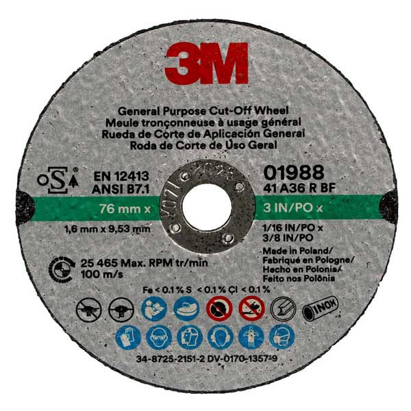 3M&trade; General Purpose Cut-Off Wheel