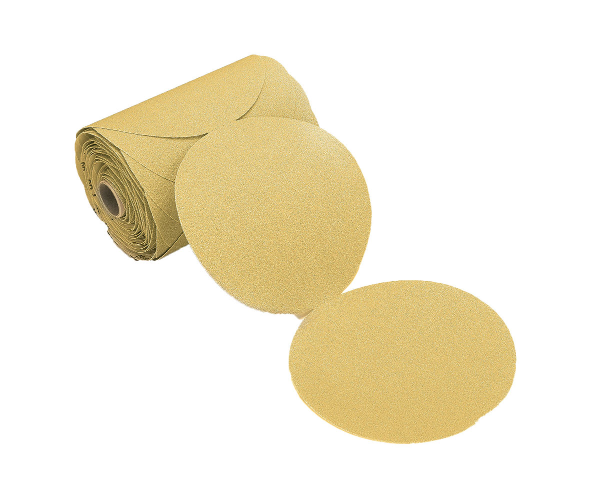 Adhesive PSA Gold A/O Sanding Disc Rolls