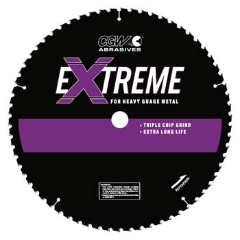 CGW Abrasives Extreme Saw Blades