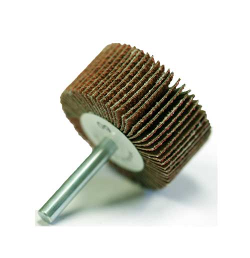 Wendt&trade; Mounted Abrasive Flap Wheels on 1/4