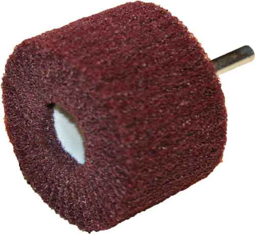 Wendt&trade; Mounted Non-Woven Finishing Flap Wheels on 1/4