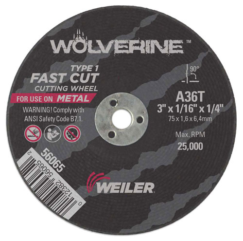 Weiler Type 1 Cutting Wheels