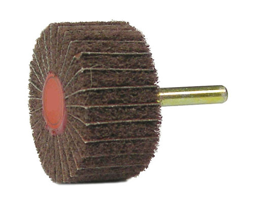 Weiler Stem-Mounted Interleaf Flap Wheels Weiler Stem-Mounted Interleaf Flap Wheels