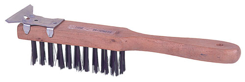 Weiler Economy Heavy-Duty Scratch Brush With Scraper