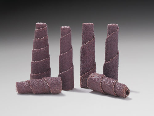 Merit Coated Abrasives Spiral Rolls Full Tapered (Spirapoints)