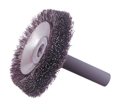 Osborn Crimped Concave Wire Wheel Brush With Shank