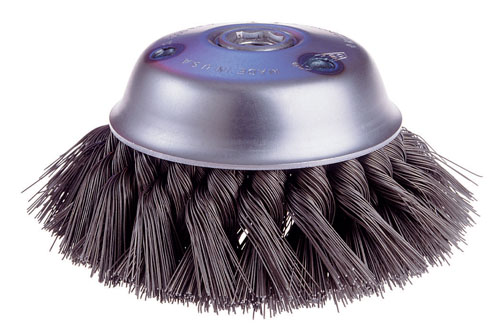 Osborn Knot Wire Cup Brush - Stagger Row Osborn Knot Wire Cup Brush - Stagger Row