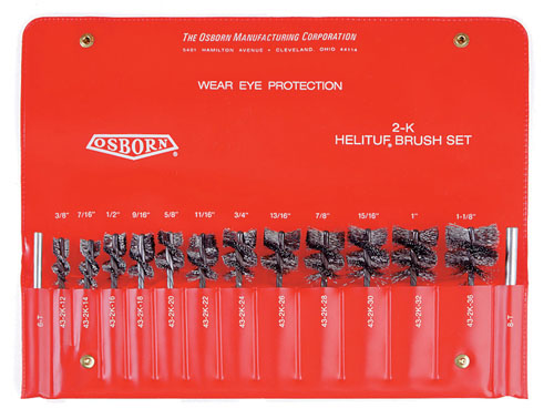 Osborn Helituf Crimped Wire Internal Brush Kit Osborn Helituf Crimped Wire Internal Brush Kit