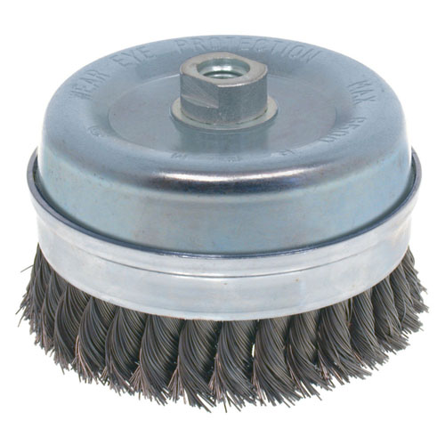 Osborn Knot Wire Bridled Cup Brush Osborn Knot Wire Bridled Cup Brush