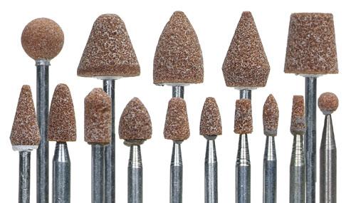 Norton Vitrified Mounted Grinding Points - B Shapes