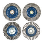 Norton Stringer Bead Knot Wire Brushes - For Stainless Steel ( For Right Angle Grinders)