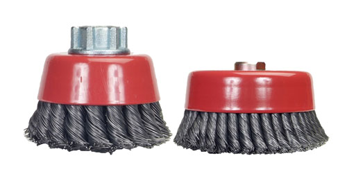 Norton Knotted Wire Cup Brushes - For Steel