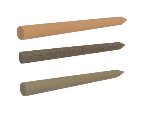 Norton Round Pointed Abrasive Files (Bulk Packed)