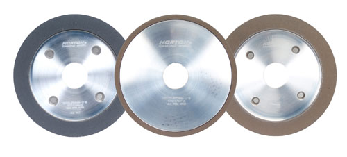 Norton Type 6A2C Plain Cup Wheels with Counter Sunk Bolt Holes (Abrasive in Rim)