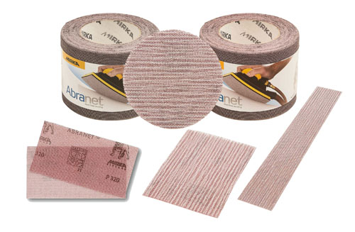 Mirka Abrasives Abranet Mesh Grip Discs-Rolls-Sheets 9A Series-9S Series
