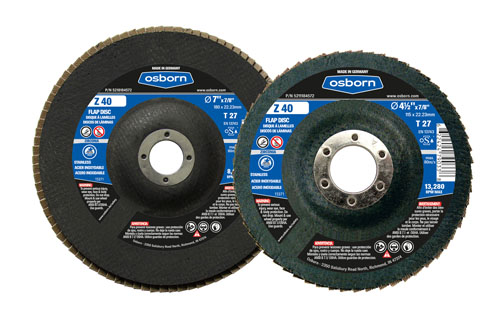 Osborn Z Zirconia Flap Discs Osborn Z Zirconia Flap Discs