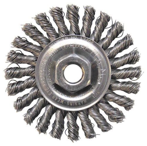 Weiler Cable Twist Wheels - Steel & Stainless
