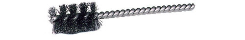 Weiler Round Tube Brush - Stainless Steel Stem - Steel, Stainless & Brass