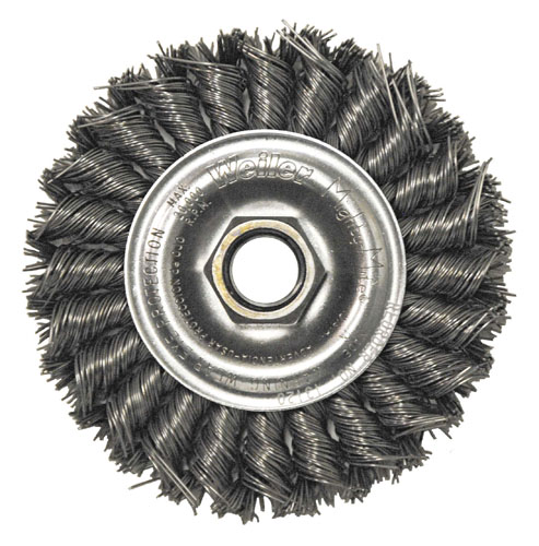 Weiler Standard Twist Wheels - Steel & Stainless