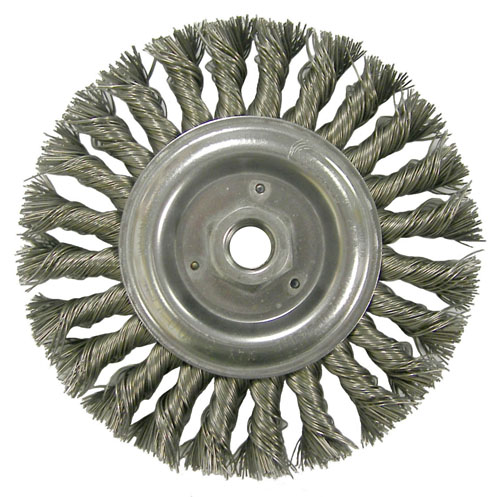 Weiler Knot Wire Wheels - Standard Twist - Steel & Stainless