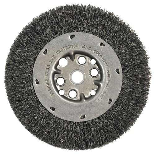 Weiler Crimped Wire Wheels - Medium Face - Steel & Stainless