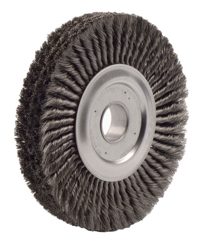 Weiler Standard Twist Wheels - Wire Descaling Brushes - Four Sections - Steel