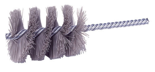 Weiler Tube Brushes - Silicon Carbide - Double Stem, Single Spiral
