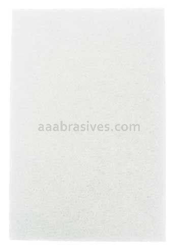 6x9 Talc Super Fine White Hand Pads Nylon