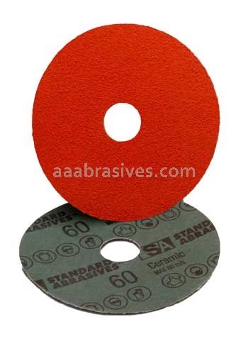Standard Abrasives Ceramic Pro Resin Fiber Disc 530053 4-1/2" x 7/8" 36 Grit