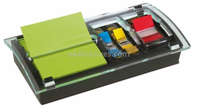 Post-it™ Pop-up Note and Flag Dispenser DS100 3 in x 3 in 3M 7100081797