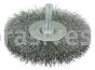 Weiler 17965 3" Stem-Mounted Crimped Wire Radial Wheel .0118" Steel Fill 1/4" Stem
