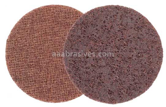 Weiler 51507 3" Non-Woven Surface Conditioning Disc Hook & Loop AO - Medium
