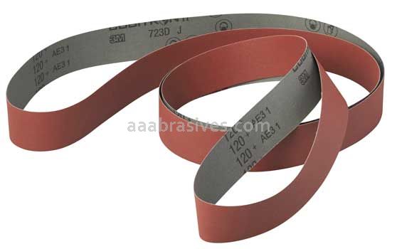 3M™ 7010532510 1/8 x 24 150+ Grit J-wt 723D Cubitron™ II Cloth Belt