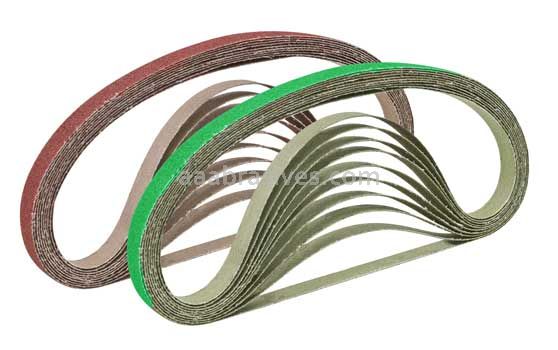 1/4x18 24 Grit Zirc Plus Dynafile Belts