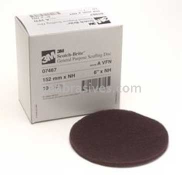 3M&trade; 7000120838 6" 07467 A/O Very Fine Scotch-Brite&trade; Scuffing Disc
