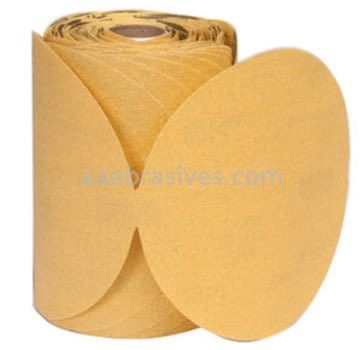 Norton Abrasives 78072748552 5" P60 Grit C-wt Gold Reserve A296 Paper PSA Disc Rolls