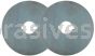 Weiler 03956 Nylox Steel Flanges 8-3/4" O.D. x 2" Arbor Hole