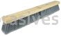 Weiler 44553 24" Contractor Floor Broom Fine Flagged Silver Polystyrene Fill Includes Brace