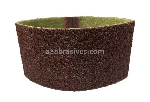 3-1/2x15-1/2, AMED, Maroon, Surface Conditioning Belt, Extra Flex