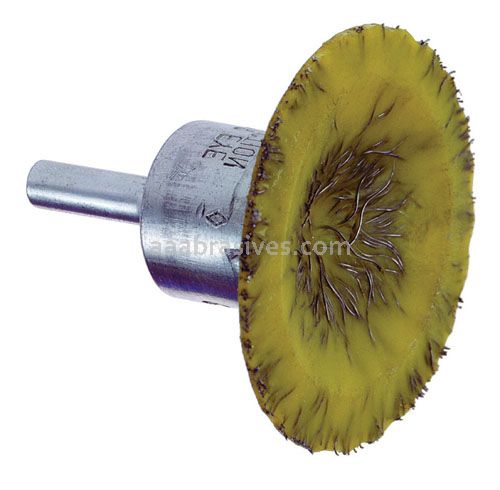 Osborn 2” TY Encapsulated Flared End Brush 3/4” Cup X 1/4” Shank X .0104 #30659