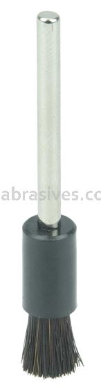 Weiler 26131 1/4" Miniature End Brush Stiff Hair Fill 1/8" Stem
