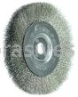 Weiler 00104 4" Narrow Face Crimped Wire Wheel .006" Steel Fill 1/2"-3/8" Arbor Hole