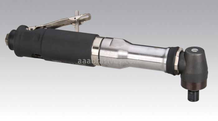 Dynabrade 54374 .7 hp Extended Right Angle Die Grinder 12,000 RPM, Steel, Geared, Rear Exhaust