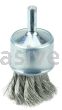 Weiler 10142 1-1/8" Knot Wire End Brush .006" Stainless Steel Fill
