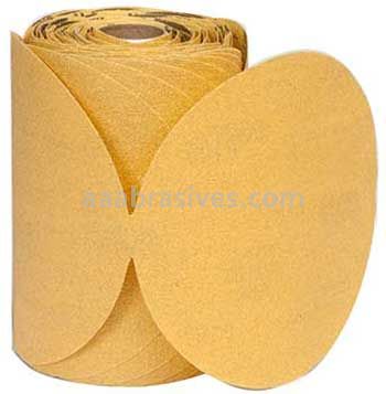 Norton 5 P220 Norton No-Fil Adalox Gold Reserve A296 Paper PSA Disc Rolls
