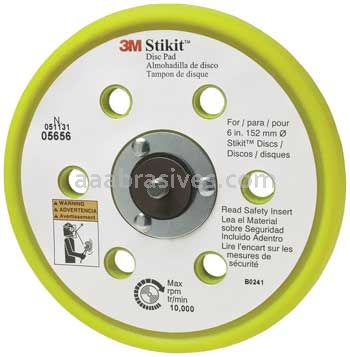 3M&trade; 7000120068 6” Stikit&trade; Low Profile Disc Pad 05656