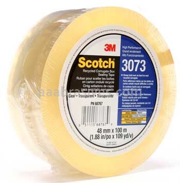 Scotch™ Recycled Corrugate Box Sealing Tape 3073 Clear 48 mm x 100 m 3M 7010374962