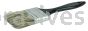 Weiler 40029 2" Disposable Chip & Oil Brush Grey China Bristle 1-3/4" Trim Length Plastic Handle