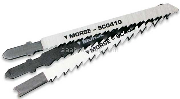 Morse&reg; Jigsaw Carbon Blade 4x5/16x.050 6 TPI T-Shank | 5 Blades/Pkg 